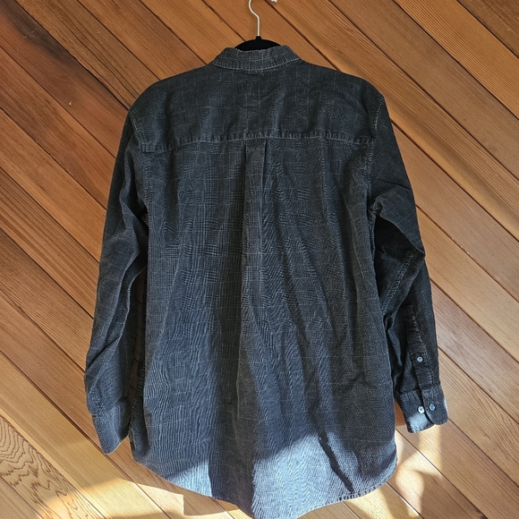 Vintage Brandini Cotton Corduroy Checkered Plaid Button Down - Picture 4 of 4